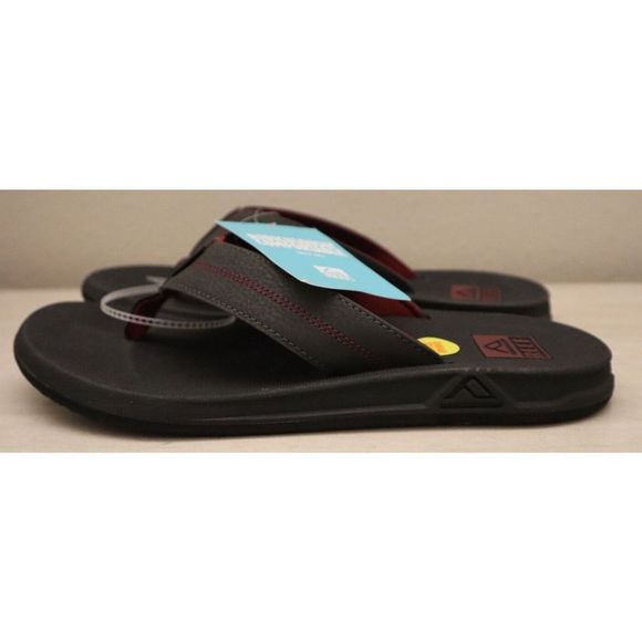 Reef CI6621 Unisex Men's Sz 9 Women's Sz 10.5 Red/Raven Element TQT Sandals - Picture 7 of 10